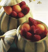 Pepene galben surpriza cu fructe