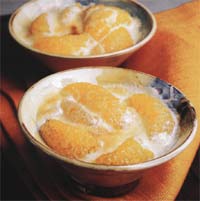 Mandarine sau clementine gratinate